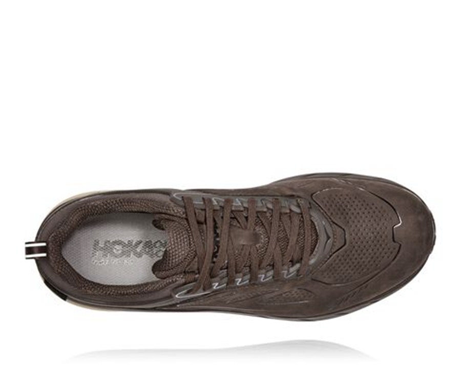 Tenis Trail Hoka One One Masculino Marrom - Challenger Baixo Gore-Tex - 619-GYXJZM